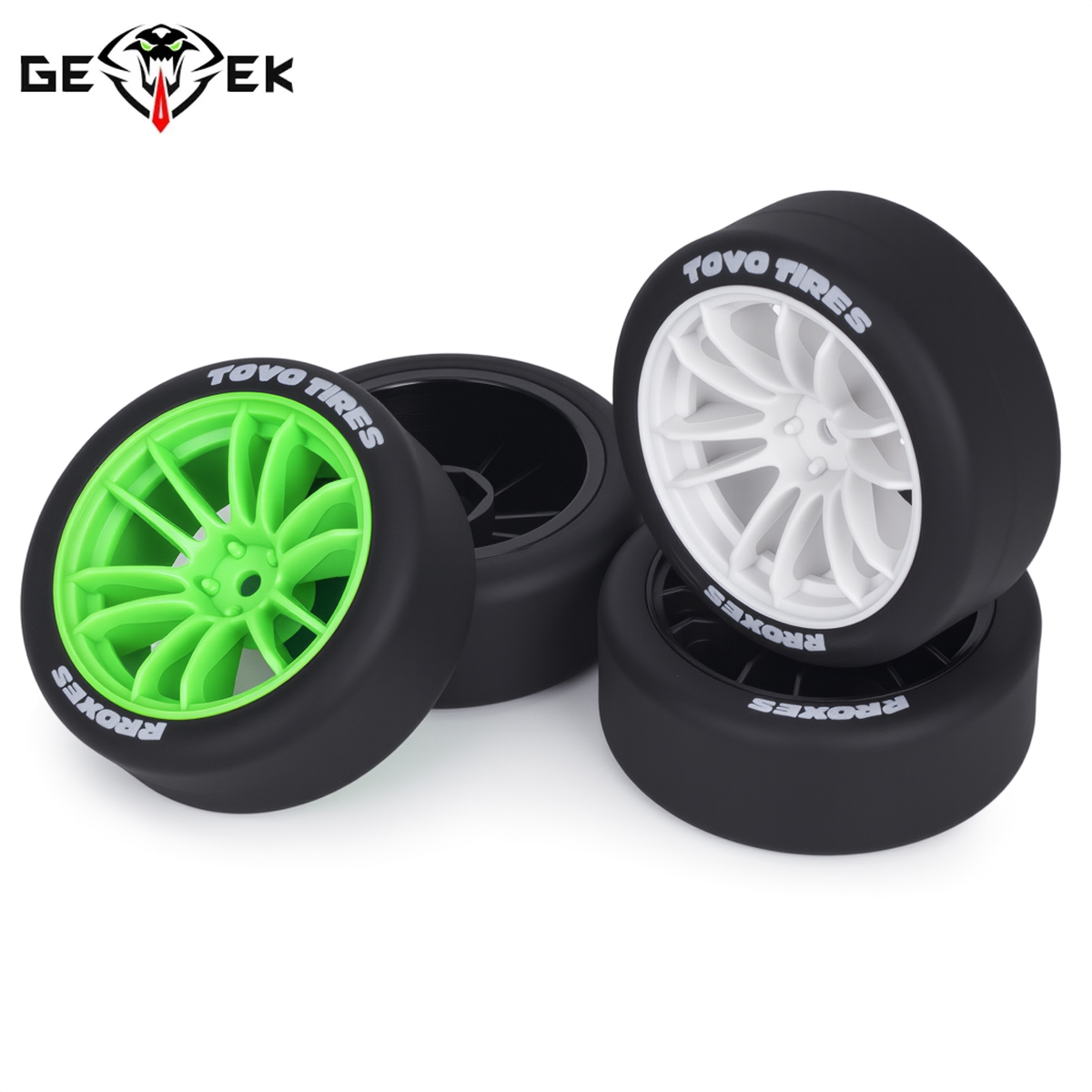 Rc Hobby Engine - 4Pcs Hard Drift Tires Wheel Tyre