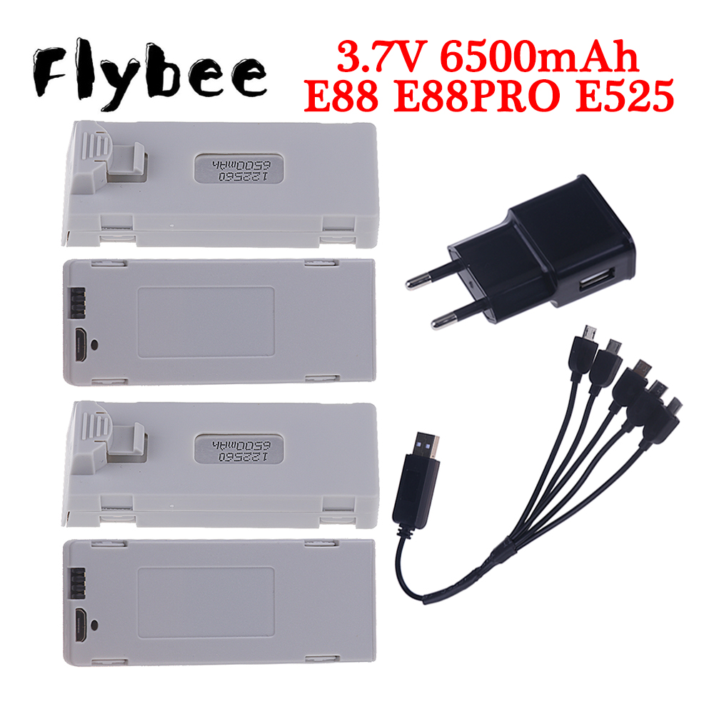 Hobby Rc Quadcopters & Multirotors - Original E88 Battery 3.7V 6500mAh Lipo