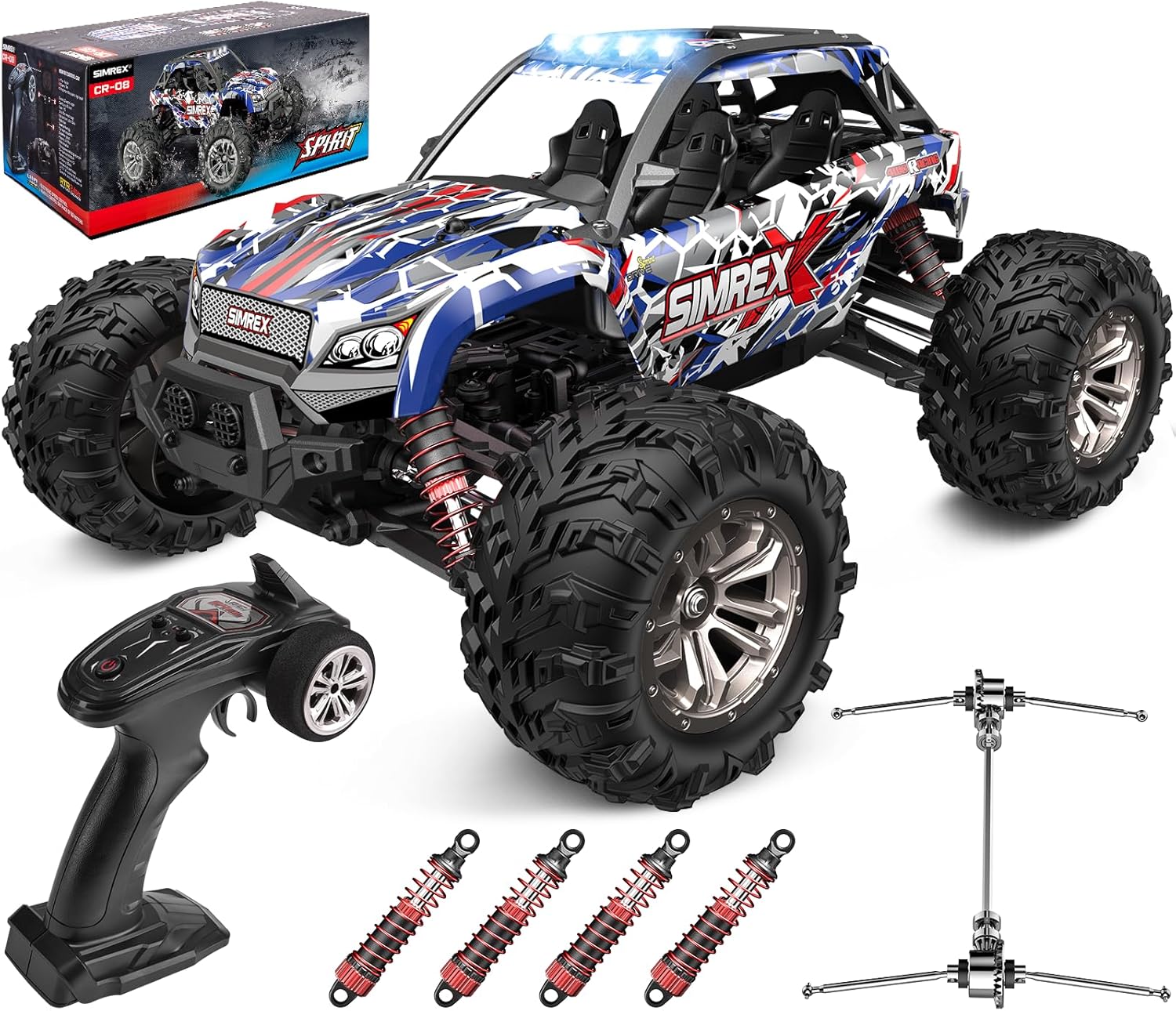 1/16 Scale Hobby Grade 4WD Rem - Rc Hobby Grade Monster Truck ulasan dan harga