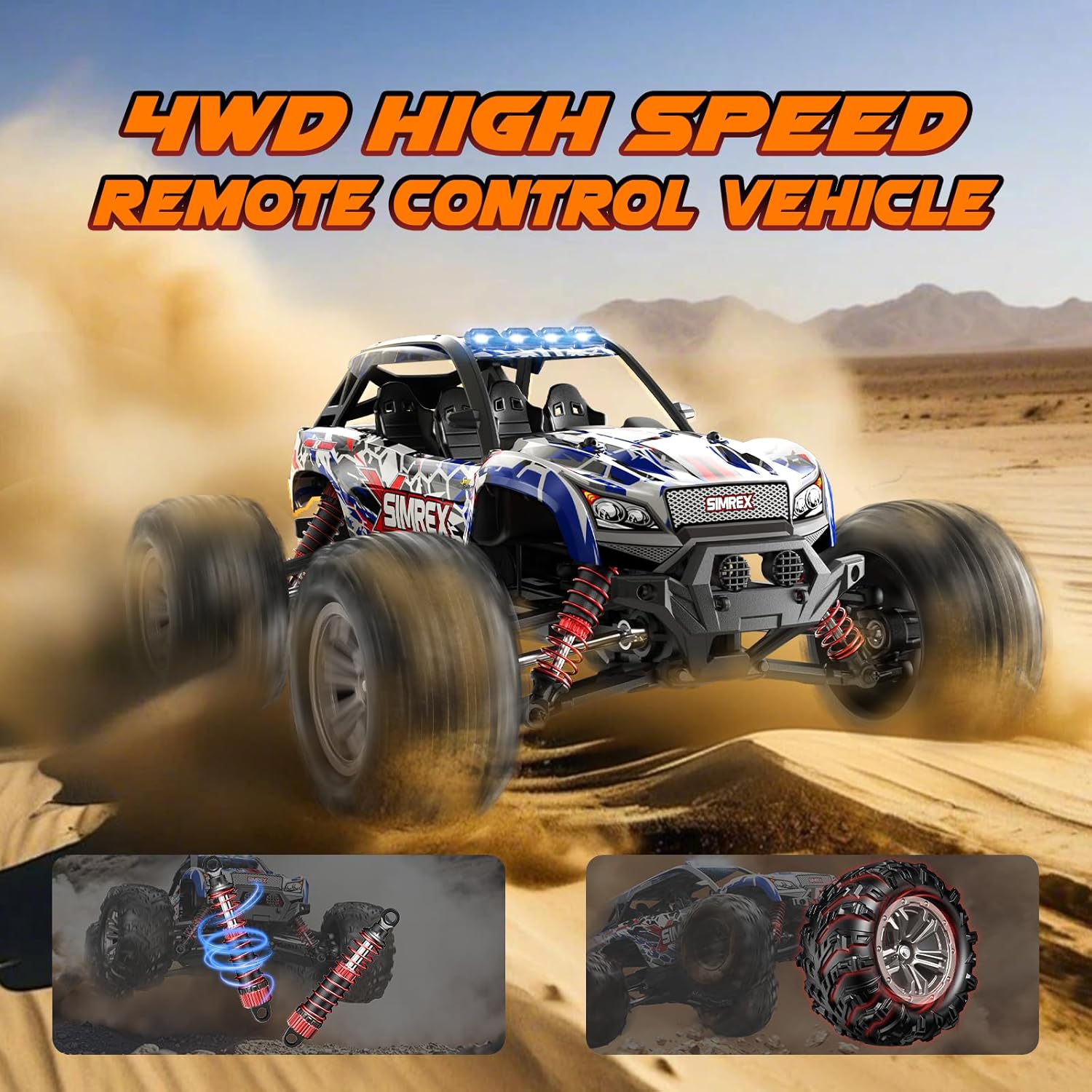 1/16 Scale Hobby Grade 4WD Rem - Rc Hobby Grade Monster Truck ulasan dan harga