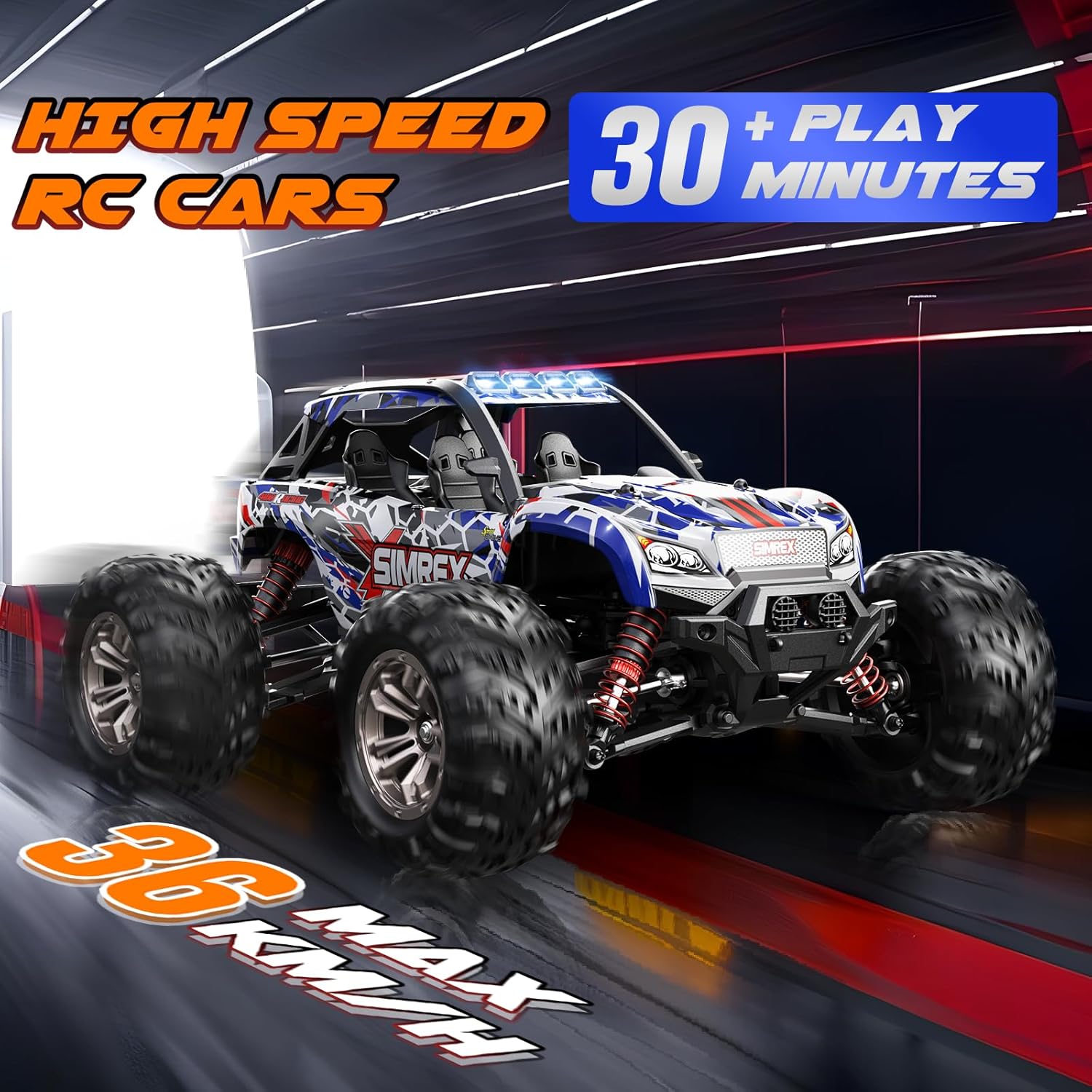 1/16 Scale Hobby Grade 4WD Rem - Rc Hobby Grade Monster Truck ulasan dan harga