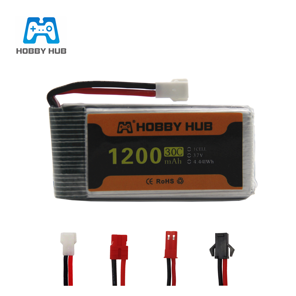 3.7V 1200mAh 30C Lipo Battery  - Hobby Rc Quadcopters & Multirotors ulasan dan harga