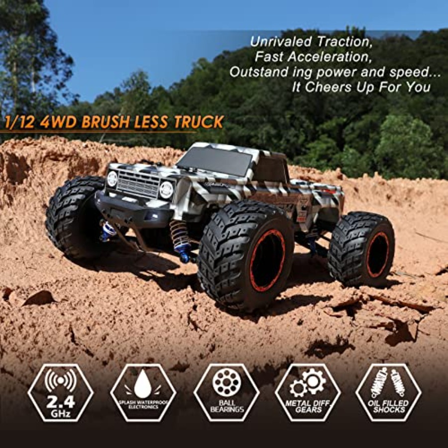 4X4 off-road RC monster truck  - Rc Hobby Grade Monster Truck ulasan dan harga