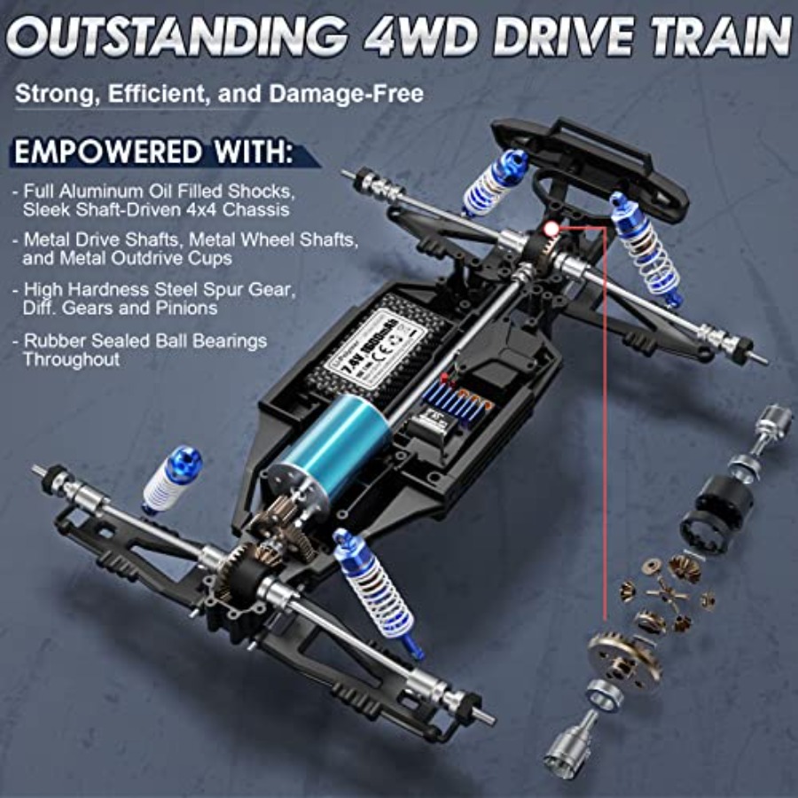 4X4 off-road RC monster truck  - Rc Hobby Grade Monster Truck ulasan dan harga