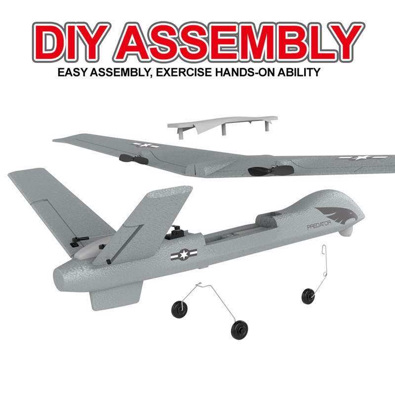Rc Plane Z55 Three Channel Pre - Rc Glider Foam Wing ulasan dan harga