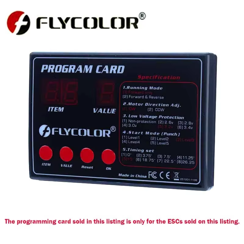 LED Programming Card for Rocke - Rc Hobby Engine ulasan dan harga