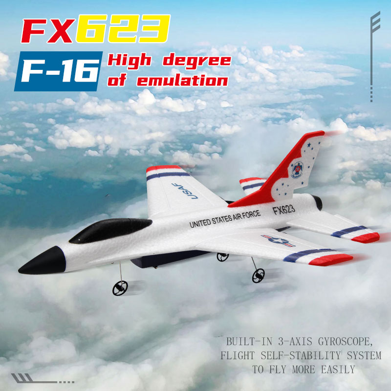 New Fx623/F16 RC Airplane Two  - Rc Glider Foam Wing ulasan dan harga
