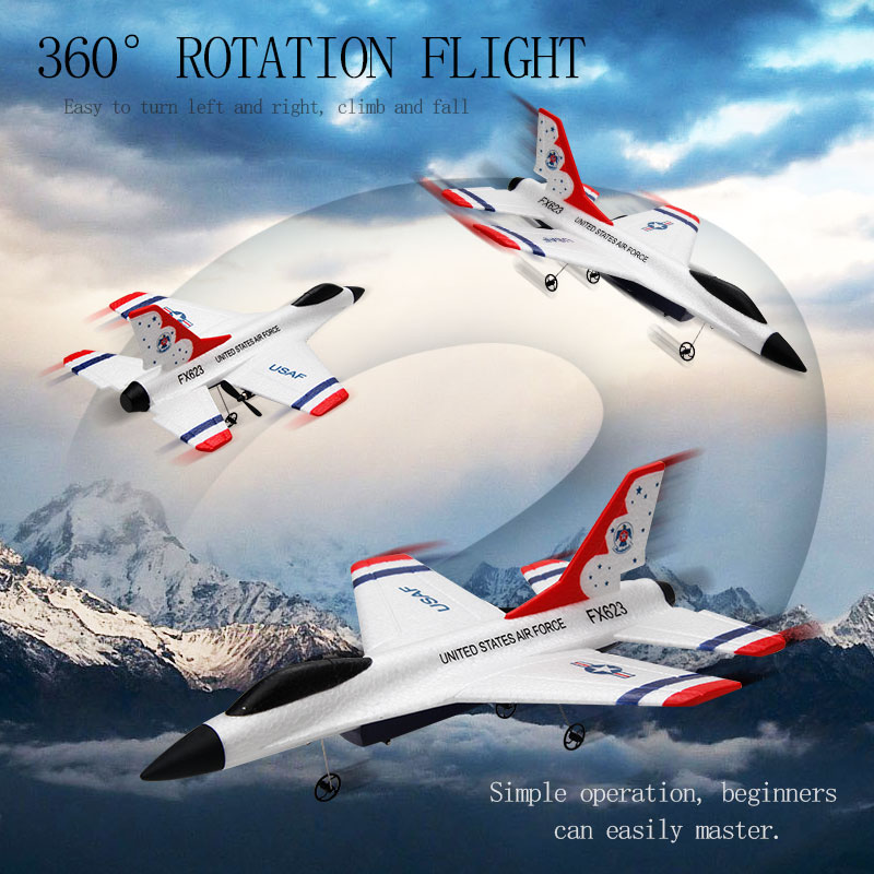 New Fx623/F16 RC Airplane Two  - Rc Glider Foam Wing ulasan dan harga