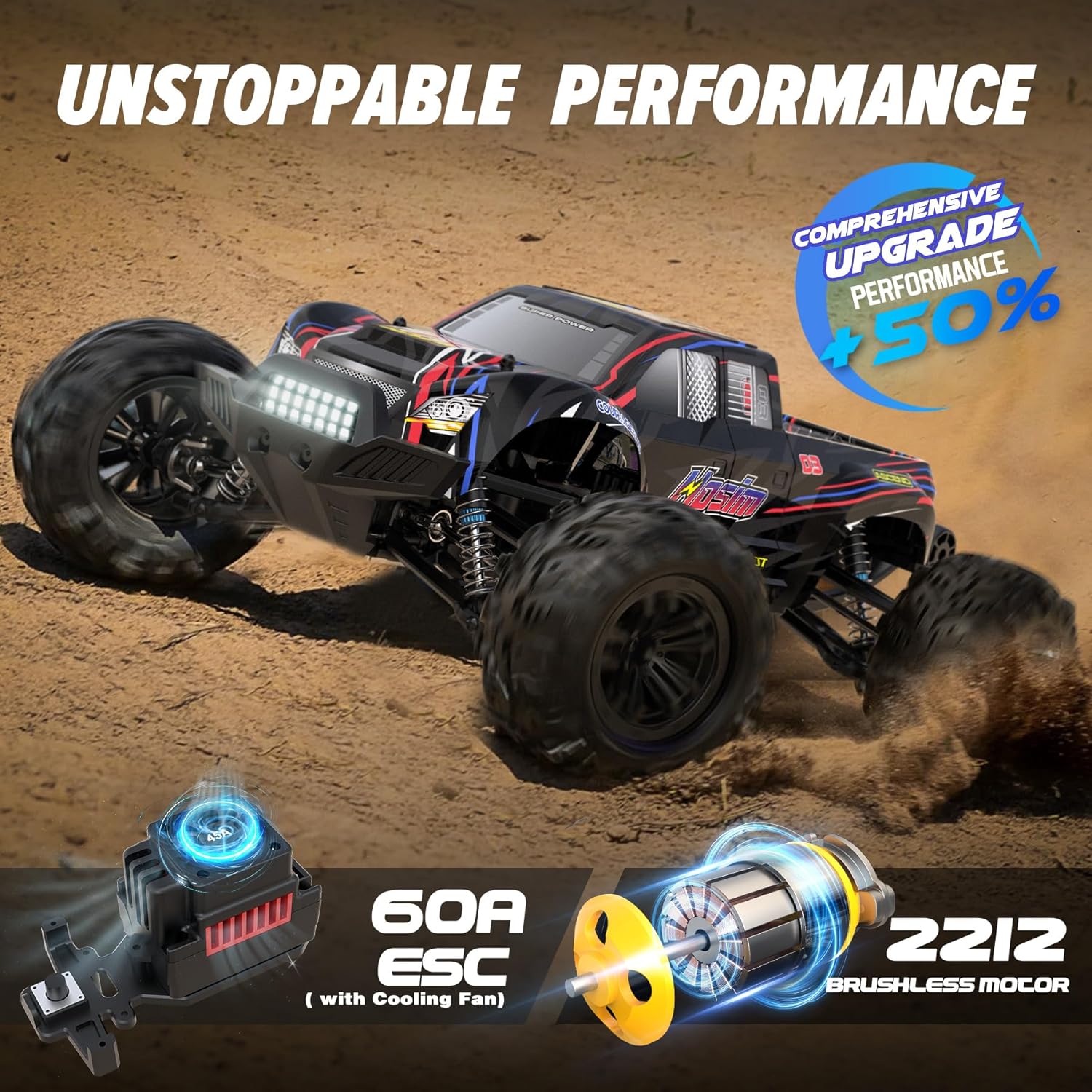 Brushless 1:10 RC Monster Truc - Rc Hobby Grade Monster Truck ulasan dan harga