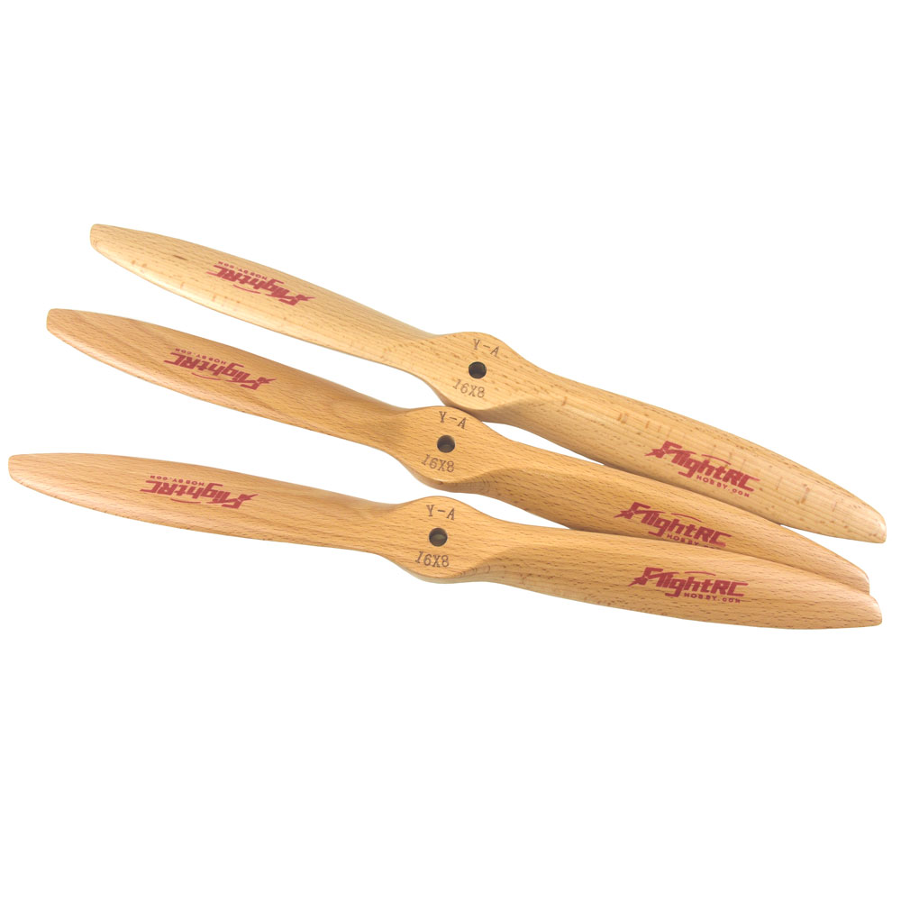 1Pc Wooden Beech Propeller CW  - Rc Hobby Engine ulasan dan harga