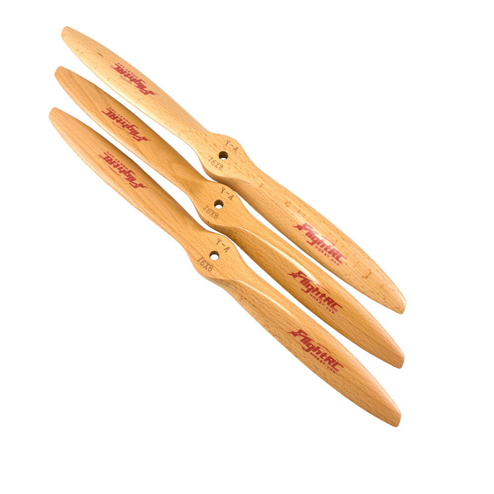 1Pc Wooden Beech Propeller CW  - Rc Hobby Engine ulasan dan harga