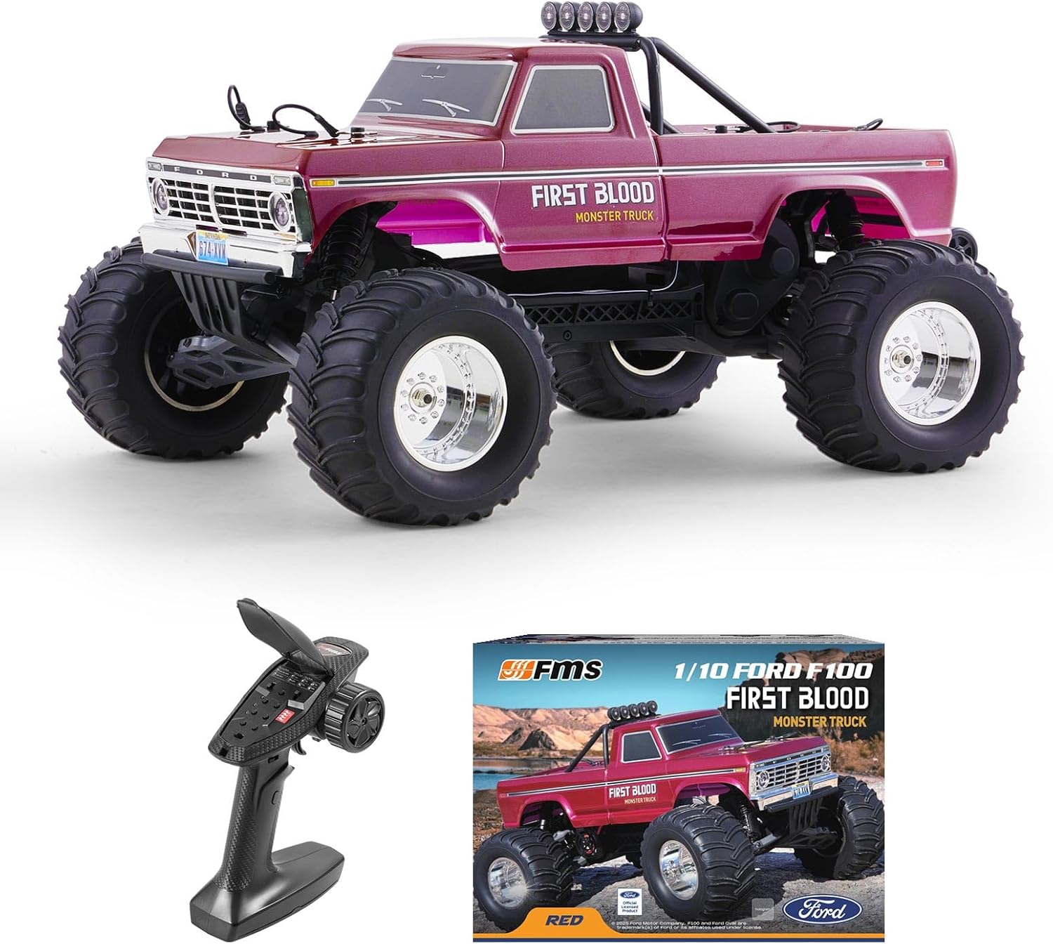 1/10 Scale Ford F-100 RC Monst - Rc Hobby Grade Monster Truck ulasan dan harga