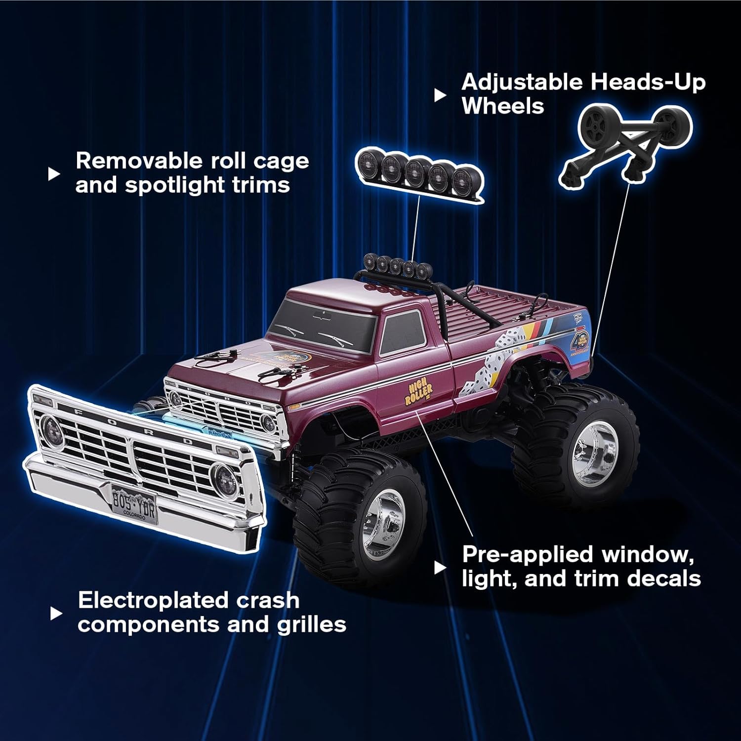 1/10 Scale Ford F-100 RC Monst - Rc Hobby Grade Monster Truck ulasan dan harga