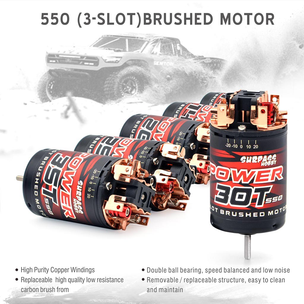 SURPASS HOBBY 540 550 Brushed  - Rc Hobby Engine ulasan dan harga