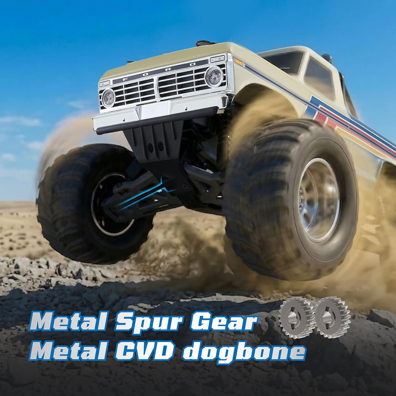 1/10 Ford F-100 Brushless Mons - Rc Hobby Grade Monster Truck ulasan dan harga