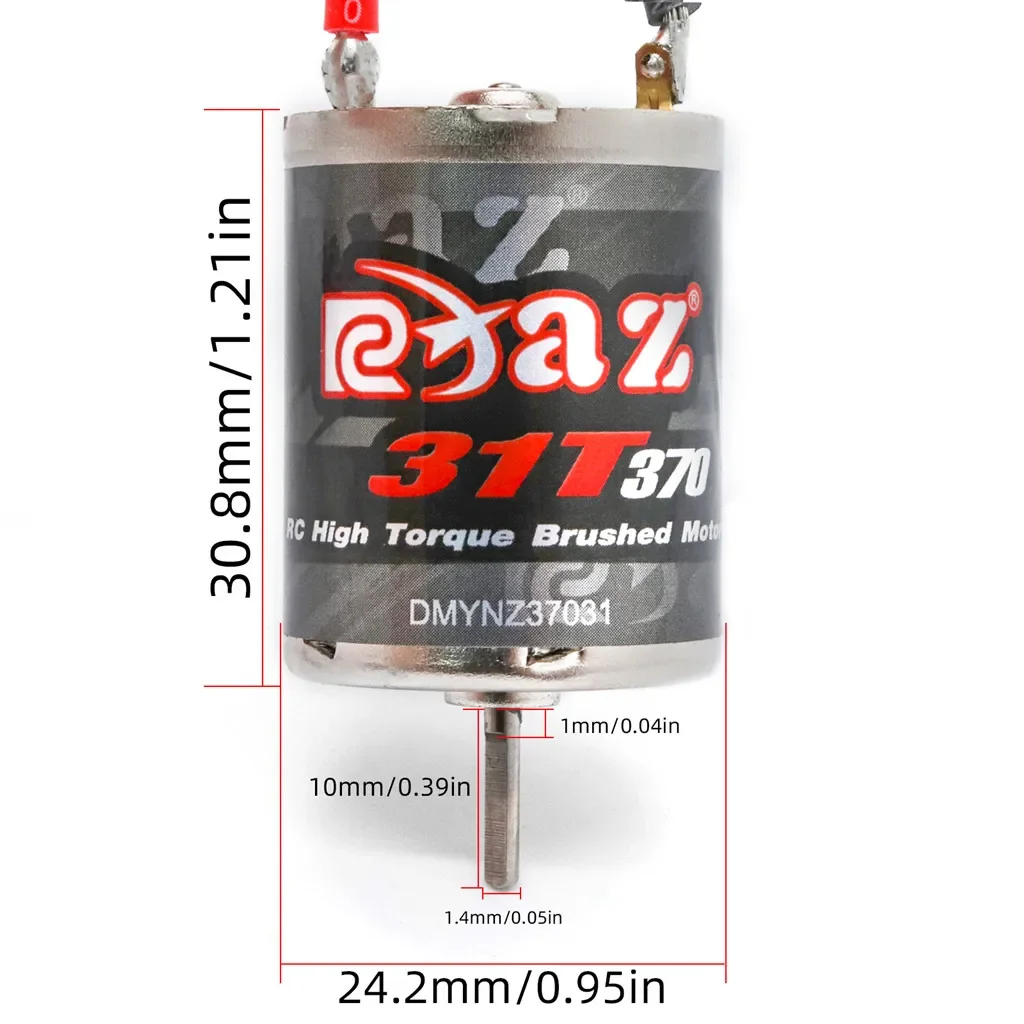 370/380/390 Brushed Motor DC M - Rc Hobby Engine ulasan dan harga