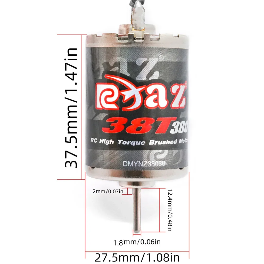 370/380/390 Brushed Motor DC M - Rc Hobby Engine ulasan dan harga