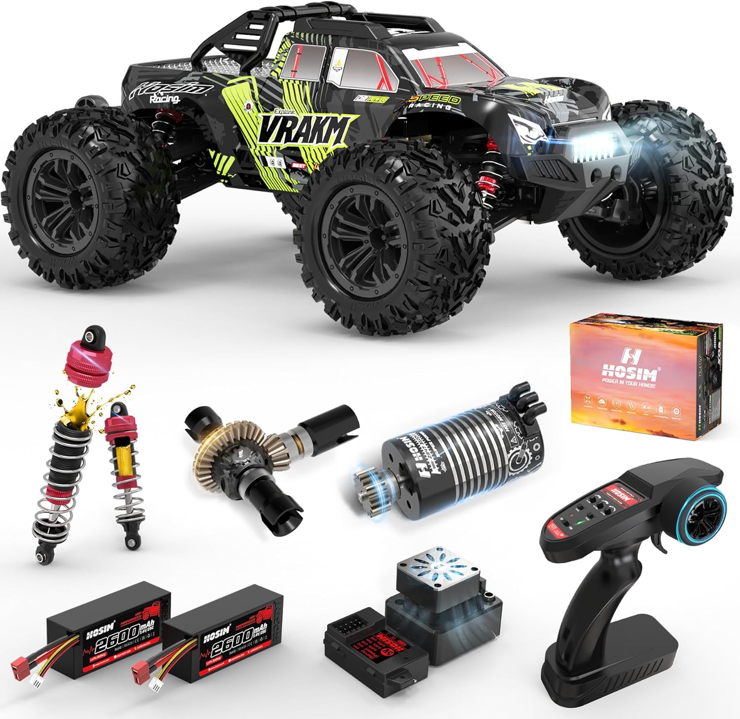 Adult Brushless RC Car, 1/10 S - Rc Hobby Grade Monster Truck ulasan dan harga