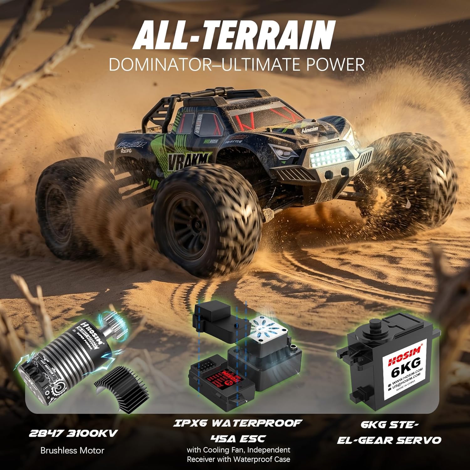 Adult Brushless RC Car, 1/10 S - Rc Hobby Grade Monster Truck ulasan dan harga