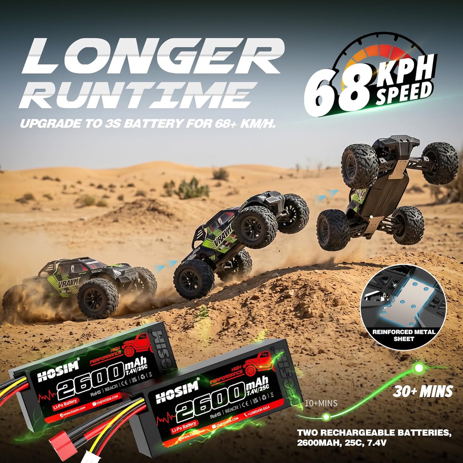Adult Brushless RC Car, 1/10 S - Rc Hobby Grade Monster Truck ulasan dan harga