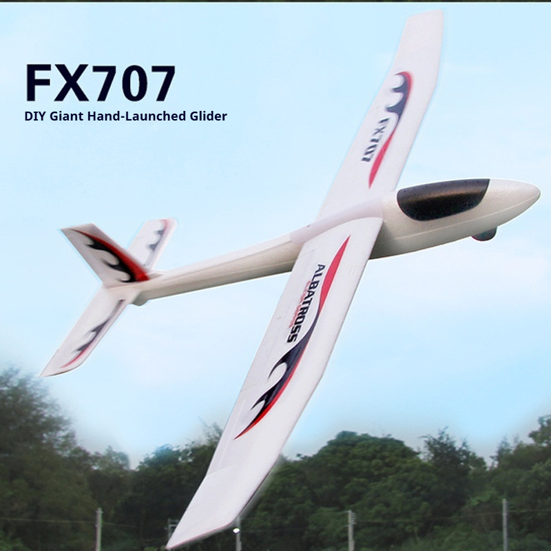 Fixed Wing Glider FX707 Upgrad - Rc Glider Foam Wing ulasan dan harga
