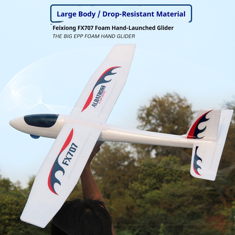 Fixed Wing Glider FX707 Upgrad - Rc Glider Foam Wing ulasan dan harga