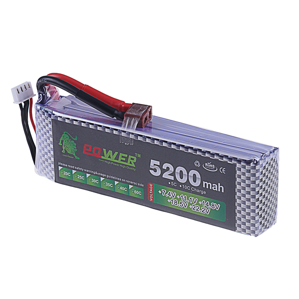 3S Lipo Battery 11.1V 5200mah  - Hobby Rc Quadcopters & Multirotors ulasan dan harga