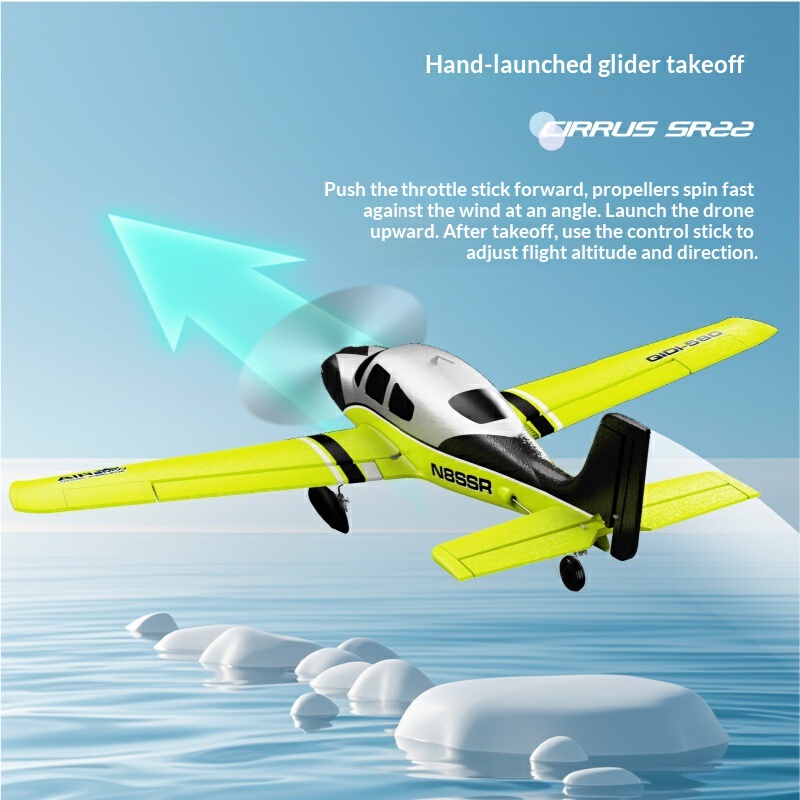 QIDI580 Cirrus SR22 Remote Con - Rc Glider Foam Wing ulasan dan harga