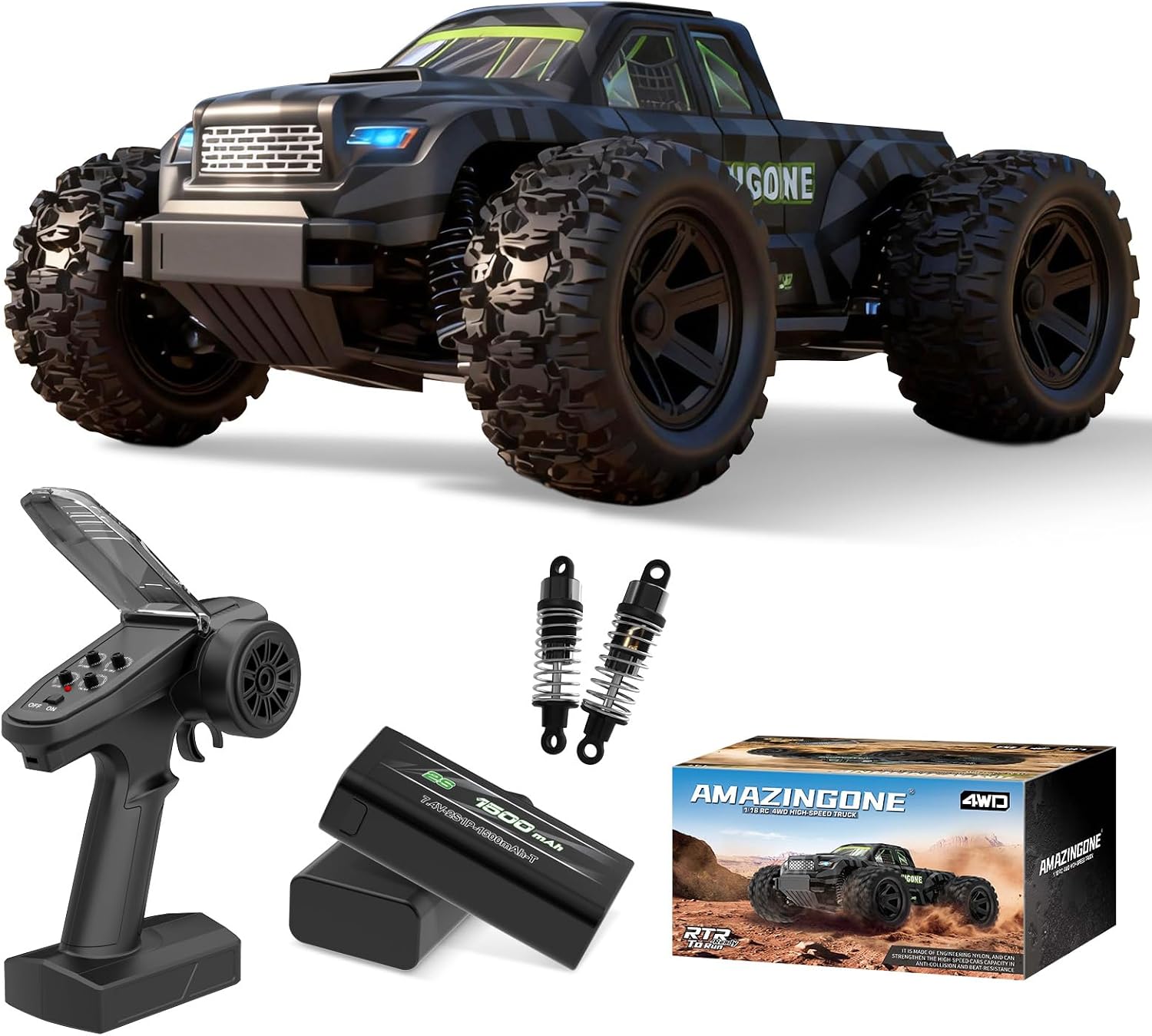 JT18W 1/18 Scale High Speed 35 - Rc Hobby Grade Monster Truck ulasan dan harga